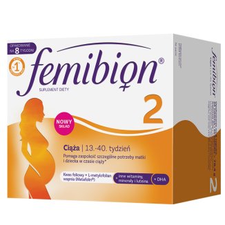 Femibion 2 Ciąża, 56 tabletek + 56 kapsułek