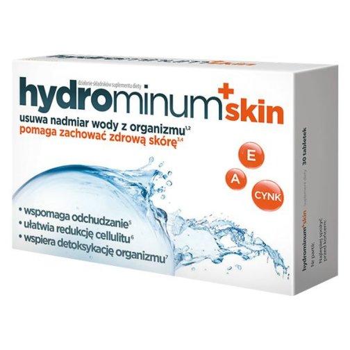 Hydrominum + Skin, 30 tabletek exp.date 06/22