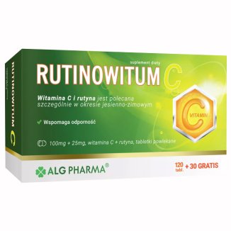 Rutinowitum C, 120 tabletek + 30 tabletek