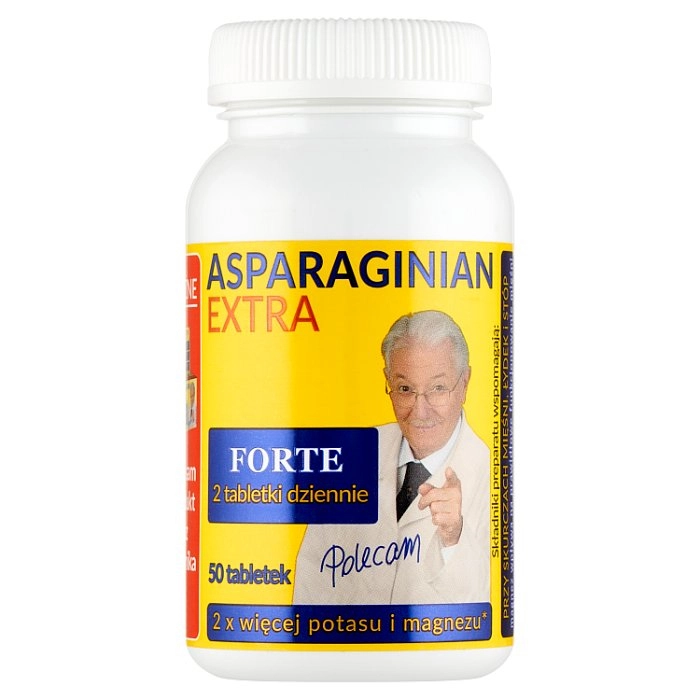 Asparaginian Extra Forte, 50 tabletek