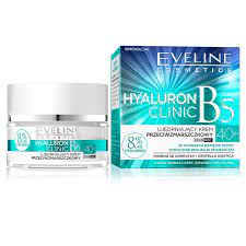 Eveline Hyaluron Clinic, ujędrniający krem przeciwzmarszczkowy 40 +, 50 ml