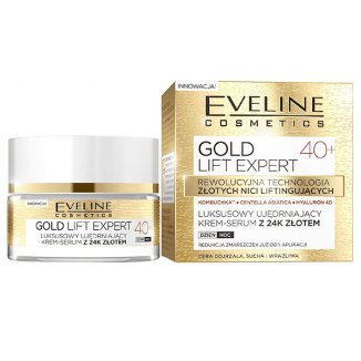 Eveline Gold Lift Expert, krem-serum ujędrniające 40 +, 50 ml