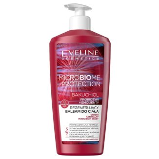 Eveline Microbiome Protection, regenerujący balsam do ciała, bakuchiol, 350 ml