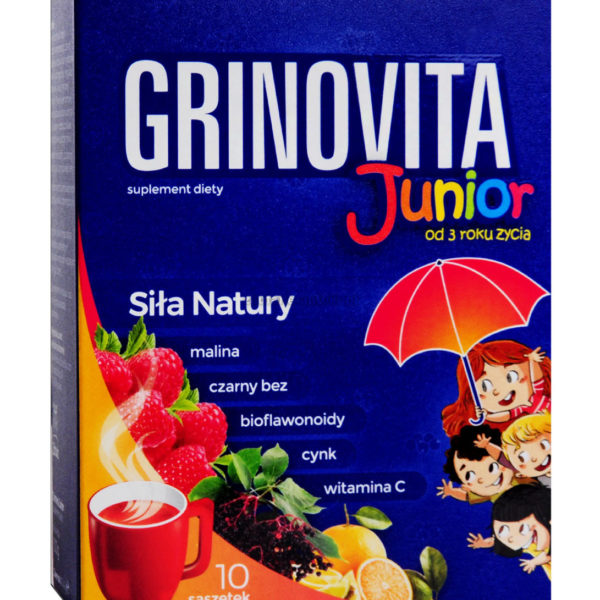 Grinovita Junior, od 3 roku życia, 10 g x 10 saszetek