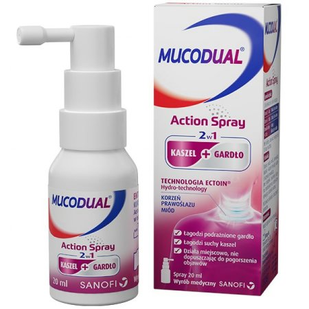 Mucodual 2w1 Action Spray, aerozol, 20 ml