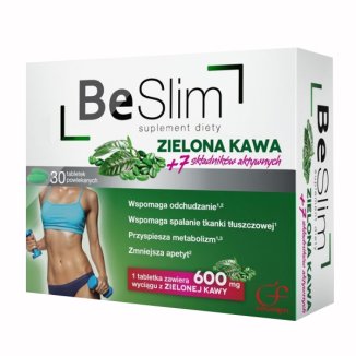 Be Slim Zielona kawa, 30 tabletek