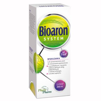 Bioaron System  syrop dla dzieci od 3 lat i dorosłych, 100 ml