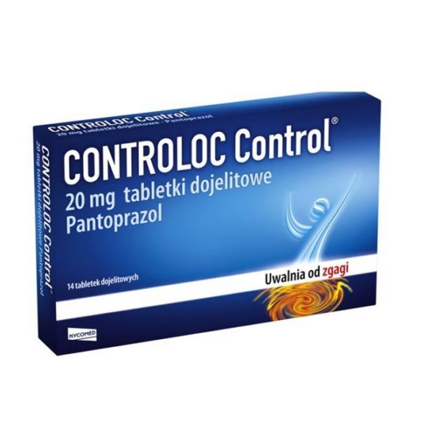 Controloc Control 20 mg, 14 tabletek dojelitowych