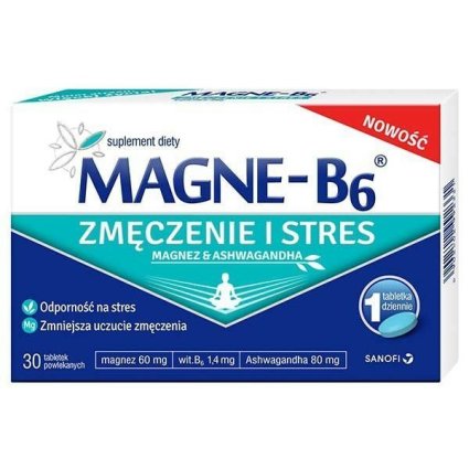 Magne-B6 Zmęczenie i Stres, 30 tabletek