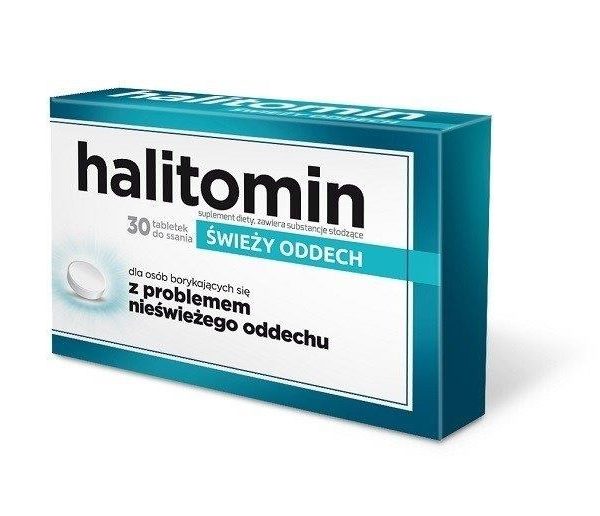 Halitomin na nieświeży oddech 30 tabletek
