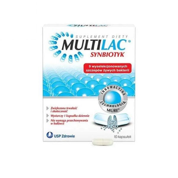 Multilac Synbiotyk, 10 kapsułek