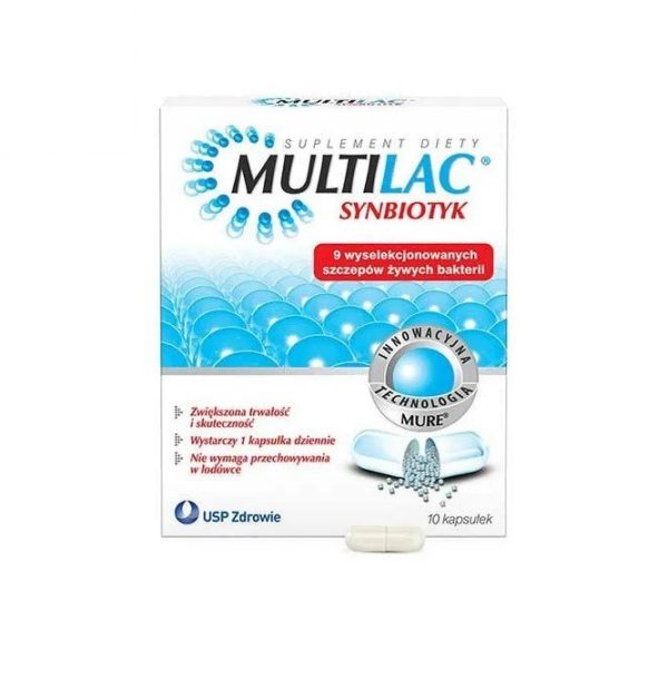 Multilac Synbiotyk, 10 kapsułek