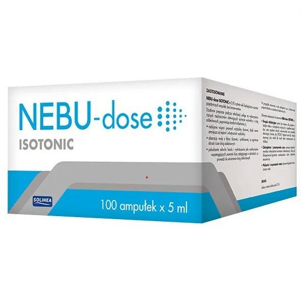 Nebu-Dose Isotonic, 0,9% roztwór do nebulizacji, 5 ml x 100 ampułek