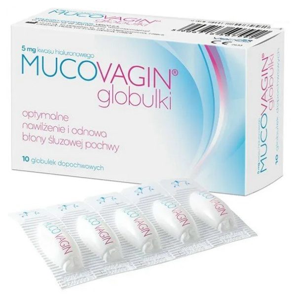 Mucovagin 5 mg, globulki dopochwowe, 10 sztuk