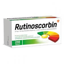 Rutinoscorbin 25 mg + 100 mg, 210 tabletek powlekanych