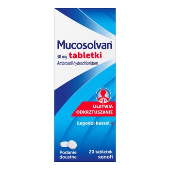 Mucosolvan 30 mg, 20 tabletek