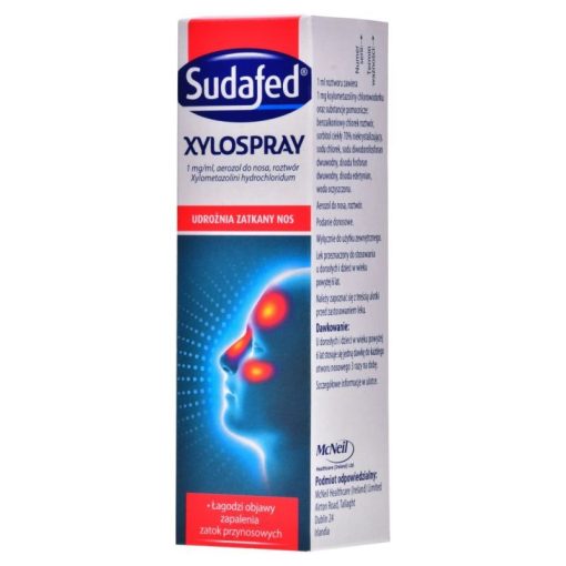 Sudafed XyloSpray aerozol do nosa dla dzieci od 6 lat i dorosłych, 10 ml