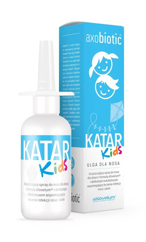 Axobiotic Katar Kids, oczyszczający spray do nosa dla dzieci od 1 roku, 30 ml