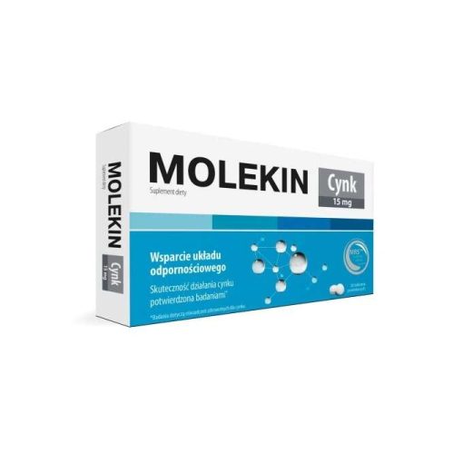 Molekin cynk 15 mg, 30 tabletek