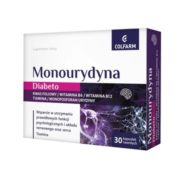 Colfarm Monourydyna Diabeto, 30 kapsułek
