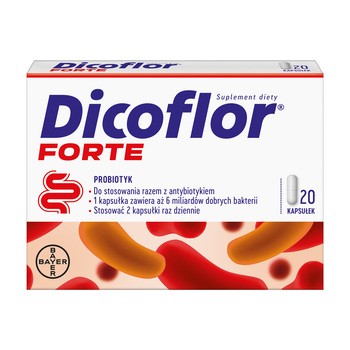 Dicoflor Forte probiotyk, 20 kaps.