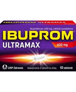Ibuprom Ultramax 600 mg, 10 tabletek powlekanych