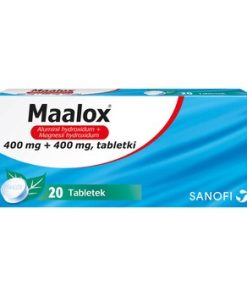 Maalox Lek na zgagę i niestrawność w postaci tabletek – 20 szt.