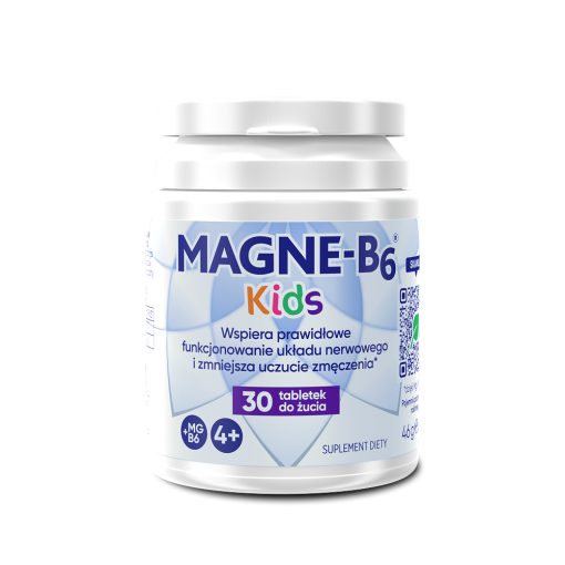 Magne B6 Kids, od 4 lat, smak arbuzowy, 30 tabletek do żucia